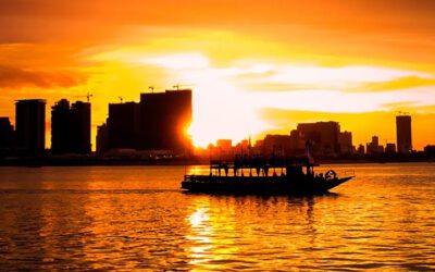 The Killing Fields & Enjoy sunset on Mekong River